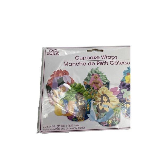 Cupcake Wrappers Mermaids 24pcs - Picture 3 of 4